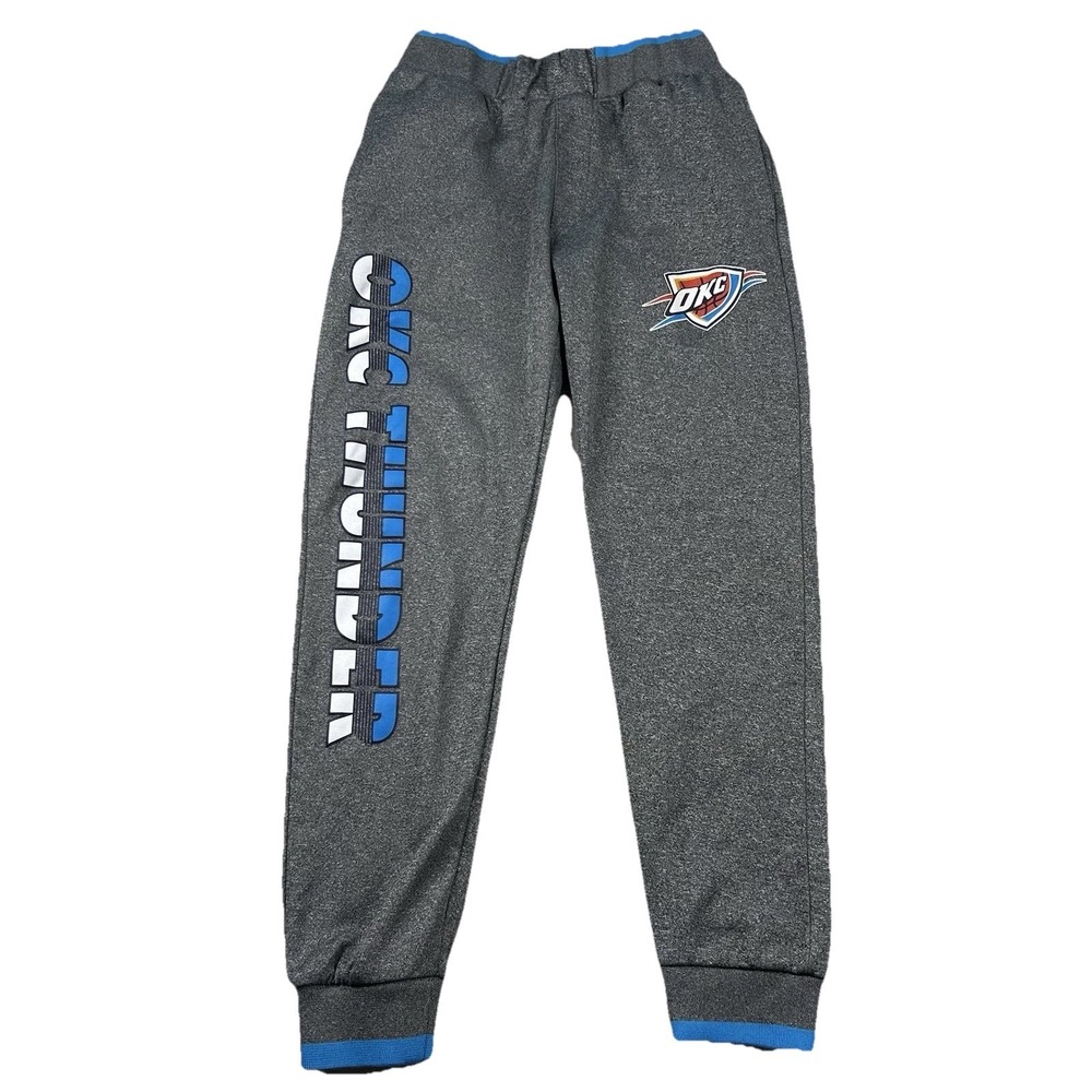 OKC  Thunder Pants Mens Sm Jogger NBA Basketball Thunder Sweat Training Warmup